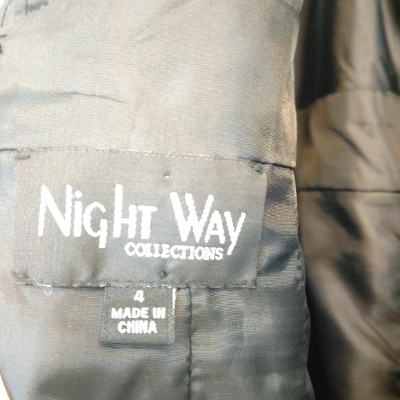 Sexy black taffeta dress size 4 - Picture 6 of 10